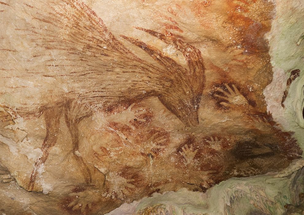 Gambar Figuratif dalam Leang Timpuseng. (foto: ist/*)