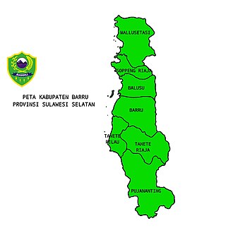 Map Kabupaten Barru. (foto: ist/*)